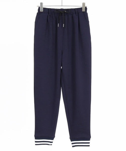 CAMBIO(カンビオ)の「mp15395- Double Knit Jogger Line Rib Pants ラインリブジョガーパンツ(CAM26AW-003)(その他パンツ・メンズ・ブラック/ネイビー/ミックスグレー・L/M/S)」の9枚目の写真