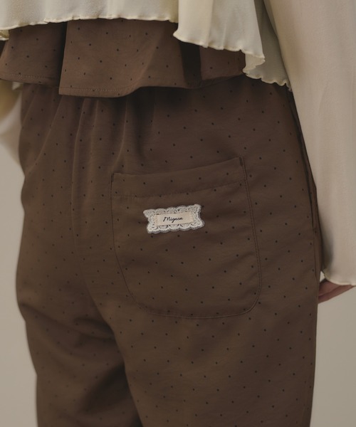 apres jour mignon(アプレジュールミニョン)の「【セットアップ可能】アソートイージーパンツ(その他パンツ・レディース・ブラック/ダークブラウン/アイボリー/ブラウン系その他/ブラック系その他2・LARGE/フリー)」の16枚目の写真