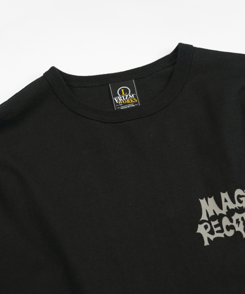 FRIZMWORKS(フリズムワークス)の「MAGIC RECORDS LS TEE _ BLACK(Tシャツ/カットソー・メンズ・その他・SMALL/MEDIUM/LARGE/X-LARGE)」の3枚目の写真