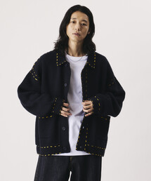 Firsthand（ファーストハンド）の「Firsthand ファーストハンド ハンドステッチ ニット ブルゾン 【限定展開】（ブルゾン）」