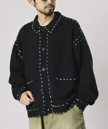 Firsthand（ファーストハンド）の「Firsthand ファーストハンド ハンドステッチ ニット ブルゾン 【限定展開】（ブルゾン）」