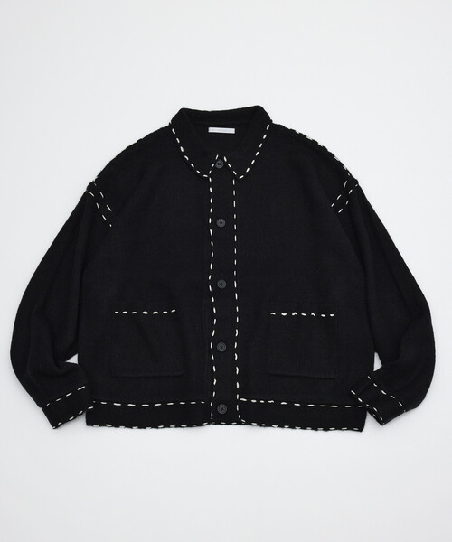 Firsthand(ファーストハンド)の「Firsthand/ファーストハンド ハンドステッチ ニット ジャケット カーディガン 【限定展開】(カーディガン/ボレロ・メンズ・ライトブルー/ネイビー/ブラウン/ブラック・LARGE/MEDIUM)」の16枚目の写真