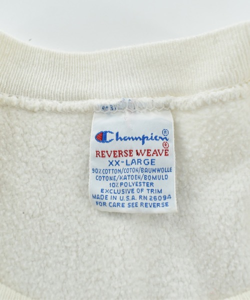 Champion(チャンピオン)の「【USED】90's Champion "USA" 五輪 ロゴ リバースウィーブ スウェット USA製(スウェット・メンズ・ホワイト・XX-LARGE)」の3枚目の写真