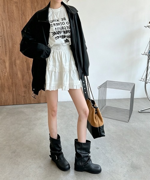 Miniministore(ミニミニストア)の「ショートブーツレディースカバーブーツ秋冬(ブーツ・レディース・キャメル/ブラック・24.5cm/24.0cm/23.5cm/23.0cm/22.5cm)」の15枚目の写真