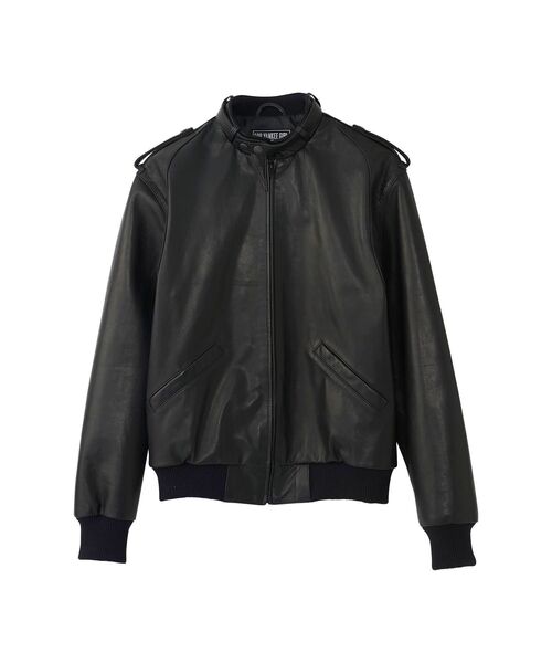 HYSTERIC GLAMOUR(ヒステリックグラマー)の「ジップアップリブジャケット(その他アウター・メンズ・ネイビー/ブラック・X-LARGE/LARGE/MEDIUM/SMALL)」の2枚目の写真