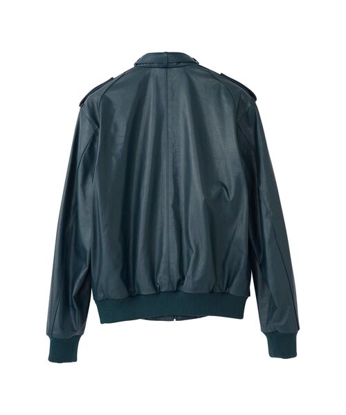 HYSTERIC GLAMOUR(ヒステリックグラマー)の「ジップアップリブジャケット(その他アウター・メンズ・ネイビー/ブラック・X-LARGE/LARGE/MEDIUM/SMALL)」の3枚目の写真