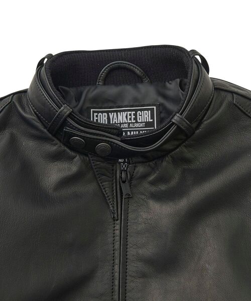 HYSTERIC GLAMOUR(ヒステリックグラマー)の「ジップアップリブジャケット(その他アウター・メンズ・ネイビー/ブラック・X-LARGE/LARGE/MEDIUM/SMALL)」の8枚目の写真