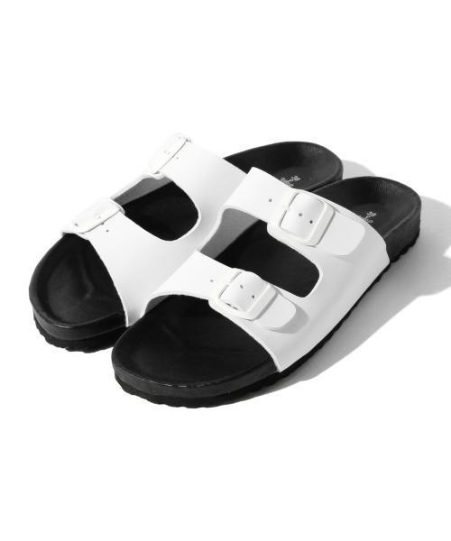 BEAMS LIGHTS Women's（ビームスライツ ウィメンズ）の「CALIDAD / 2STRAP サンダル（サンダル・レディース・ブラック/ホワイト・37/36/38/39）」の2枚目の写真