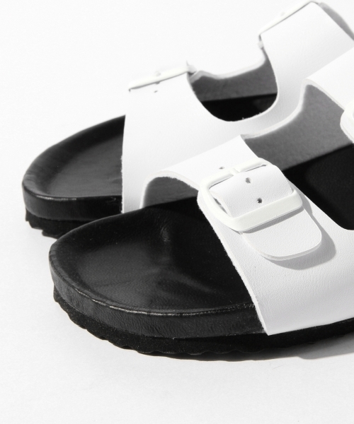 BEAMS LIGHTS Women's（ビームスライツ ウィメンズ）の「CALIDAD / 2STRAP サンダル（サンダル・レディース・ブラック/ホワイト・37/36/38/39）」の3枚目の写真
