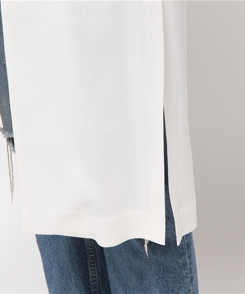 FIGARO Paris（フィガロパリ）の「アサレーヨンコーディガンジャケット◆（その他アウター・レディース・ホワイト/ネイビー・36/38）」の11枚目の写真