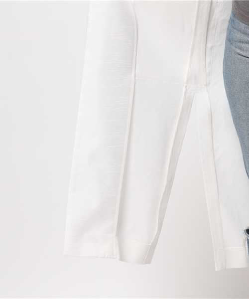 FIGARO Paris（フィガロパリ）の「アサレーヨンコーディガンジャケット◆（その他アウター・レディース・ホワイト/ネイビー・36/38）」の13枚目の写真