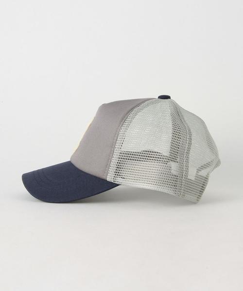 coen（コーエン）の「【coen kids】ツイルメッシュキャップ（キャップ・キッズ・ブラック/グレー・LARGE/MEDIUM）」の3枚目の写真