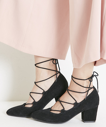 ORiental TRaffic | 秋冬新作★レースアップヒールパンプス★6326(パンプス)