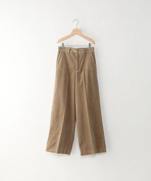 Steven Alan（スティーブンアラン）の「＜Steven Alan＞5W CORDUROY WIDE TROUSERS/ﾊﾟﾝﾂ◆（その他パンツ・レディース・ホワイト/ベージュ/ロイヤルブルー/ケリー/ナチュラル・LARGE/SMALL/MEDIUM）」の4枚目の写真