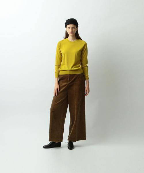 Steven Alan（スティーブンアラン）の「＜Steven Alan＞5W CORDUROY WIDE TROUSERS/ﾊﾟﾝﾂ◆（その他パンツ・レディース・ホワイト/ベージュ/ロイヤルブルー/ケリー/ナチュラル・LARGE/SMALL/MEDIUM）」の17枚目の写真