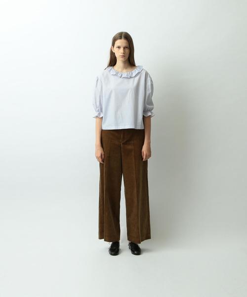 Steven Alan（スティーブンアラン）の「＜Steven Alan＞5W CORDUROY WIDE TROUSERS/ﾊﾟﾝﾂ◆（その他パンツ・レディース・ホワイト/ベージュ/ロイヤルブルー/ケリー/ナチュラル・LARGE/SMALL/MEDIUM）」の18枚目の写真