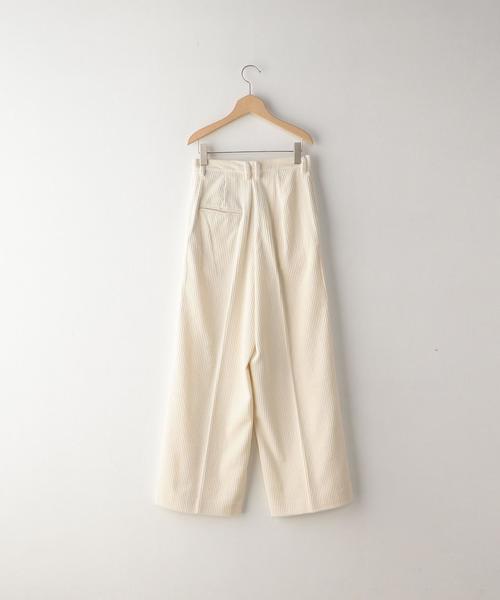 Steven Alan（スティーブンアラン）の「＜Steven Alan＞5W CORDUROY WIDE TROUSERS/ﾊﾟﾝﾂ◆（その他パンツ・レディース・ホワイト/ベージュ/ロイヤルブルー/ケリー/ナチュラル・LARGE/SMALL/MEDIUM）」の14枚目の写真