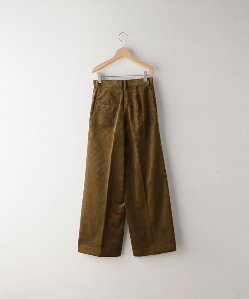 Steven Alan（スティーブンアラン）の「＜Steven Alan＞5W CORDUROY WIDE TROUSERS/ﾊﾟﾝﾂ◆（その他パンツ・レディース・ホワイト/ベージュ/ロイヤルブルー/ケリー/ナチュラル・LARGE/SMALL/MEDIUM）」の6枚目の写真