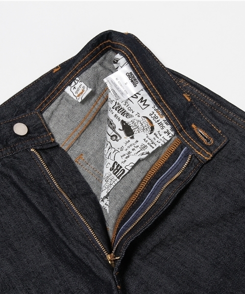 RODEO CROWNS WIDE BOWL（ロデオクラウンズワイドボウル）の「ペインター ワイド デニムパンツ（デニムパンツ・レディース・ダークブルー/ブルー・SMALL/MEDIUM/X-SMALL）」の11枚目の写真