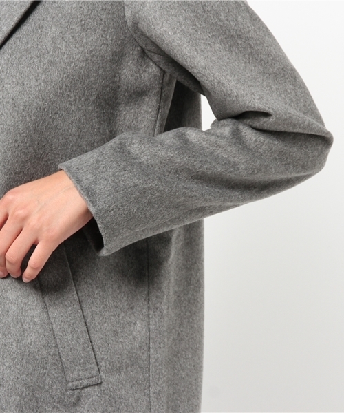 archives（アルシーヴ）の「シングルチェスターコート（チェスターコート・レディース・グレー/シルバーグレー/キャメル/ネイビー/アイボリー/ブラック/サックスブルー・MEDIUM）」の16枚目の写真