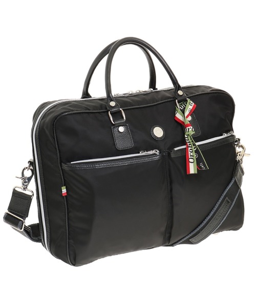 Orobianco（オロビアンコ）の「オロビアンコ　シングルファスナーブリーフ　Ａ４　/　90101（ビジネスバッグ・メンズ・レッド/ブラック/カーキ/グレー/ネイビー/ブルー・FREE）」の2枚目の写真