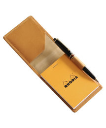 Jamale（ジャマレ）の「レザーメモカバー縦型(RHODIA No.11)（手帳/メモ帳）」