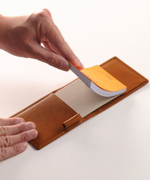 レザーメモカバー縦型(RHODIA No.11)（手帳/メモ帳）｜Jamale