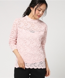 PUNYUS | プチハイネックレーストップス(Tシャツ/カットソー)