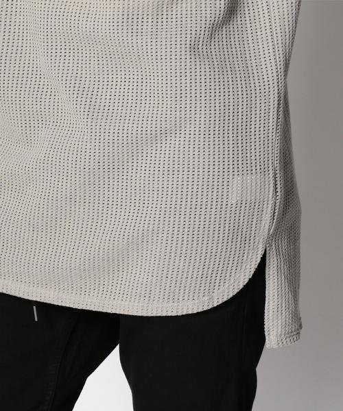 MONKEY TIME（モンキータイム）の「＜monkey time＞ BASKET/MESH LONG TTP/タンクトップ ◆（タンクトップ・メンズ・ホワイト/ベージュ・LARGE/MEDIUM）」の10枚目の写真