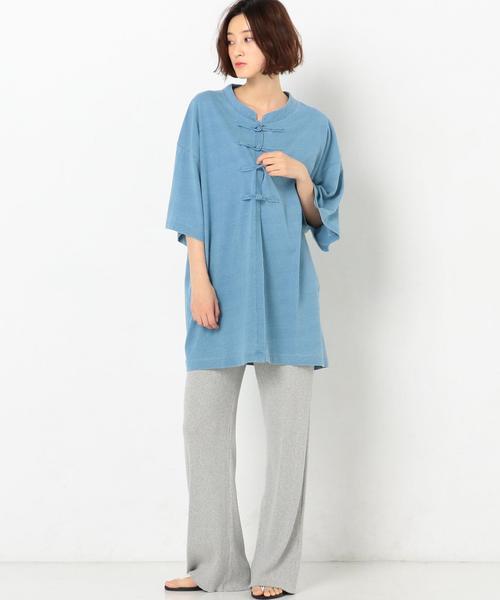 Another Edition（アナザーエディション）の「チャイナBIG　TEE ◆（Tシャツ/カットソー・レディース・ネイビー/パープル/ブラック・FREE）」の7枚目の写真