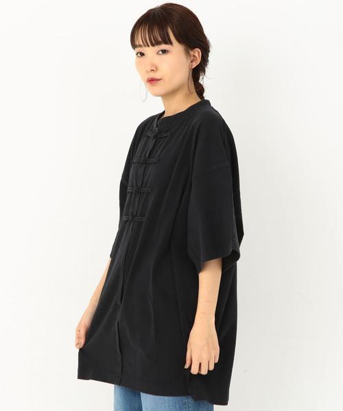 Another Edition（アナザーエディション）の「チャイナBIG　TEE ◆（Tシャツ/カットソー・レディース・ネイビー/パープル/ブラック・FREE）」の15枚目の写真