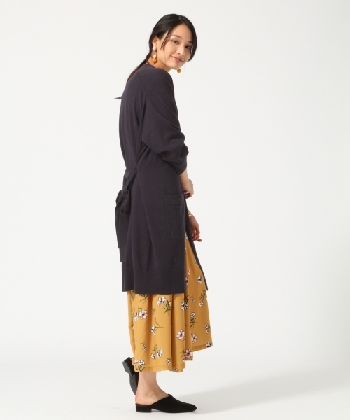 GLOBAL WORK(グローバルワーク)の「14ゲージコットンカシミヤロングカーディガン長袖/762714(カーディガン/ボレロ・レディース・ネイビー/ベージュ系その他/レッド/ライトグレー/パープル・MEDIUM/LARGE)」の21枚目の写真