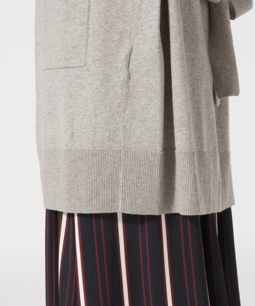 GLOBAL WORK(グローバルワーク)の「14ゲージコットンカシミヤロングカーディガン長袖/762714(カーディガン/ボレロ・レディース・ネイビー/ベージュ系その他/レッド/ライトグレー/パープル・MEDIUM/LARGE)」の14枚目の写真