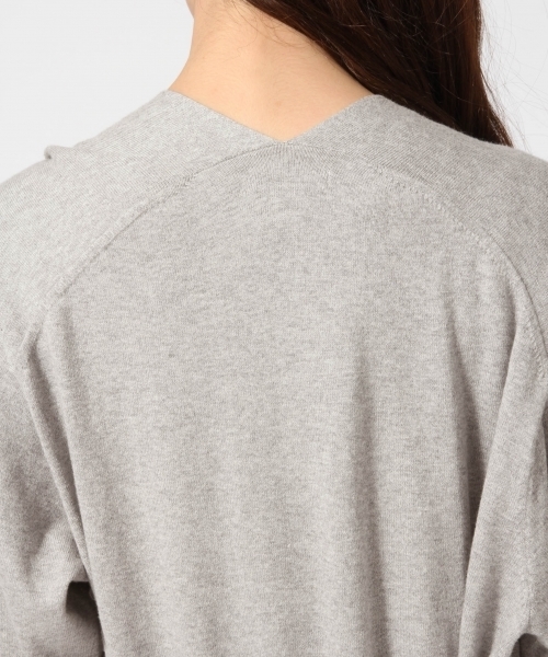 GLOBAL WORK(グローバルワーク)の「14ゲージコットンカシミヤロングカーディガン長袖/762714(カーディガン/ボレロ・レディース・ネイビー/ベージュ系その他/レッド/ライトグレー/パープル・MEDIUM/LARGE)」の15枚目の写真