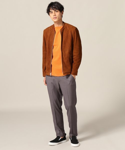 SAINT JAMES（セントジェームス）の「◇SAINT JAMES / セントジェームス: OUESSANT ムジ（Tシャツ/カットソー・メンズ・ホワイト/ブルー系その他/オレンジ・LARGE/MEDIUM/SMALL）」の7枚目の写真