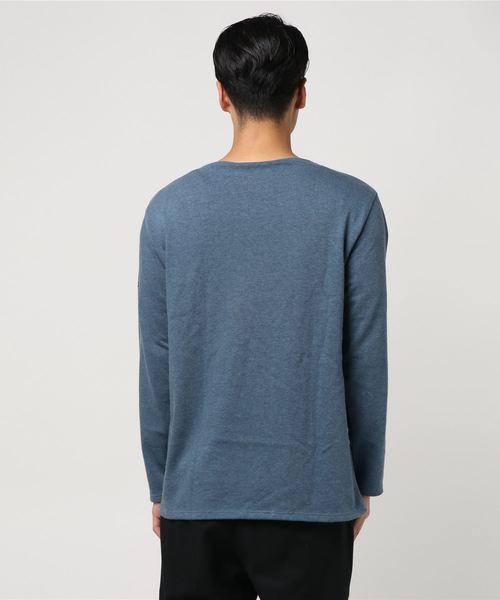 SAINT JAMES（セントジェームス）の「◇SAINT JAMES / セントジェームス: OUESSANT ムジ（Tシャツ/カットソー・メンズ・ホワイト/ブルー系その他/オレンジ・LARGE/MEDIUM/SMALL）」の9枚目の写真