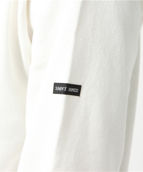 SAINT JAMES（セントジェームス）の「◇SAINT JAMES / セントジェームス: OUESSANT ムジ（Tシャツ/カットソー・メンズ・ホワイト/ブルー系その他/オレンジ・LARGE/MEDIUM/SMALL）」の12枚目の写真