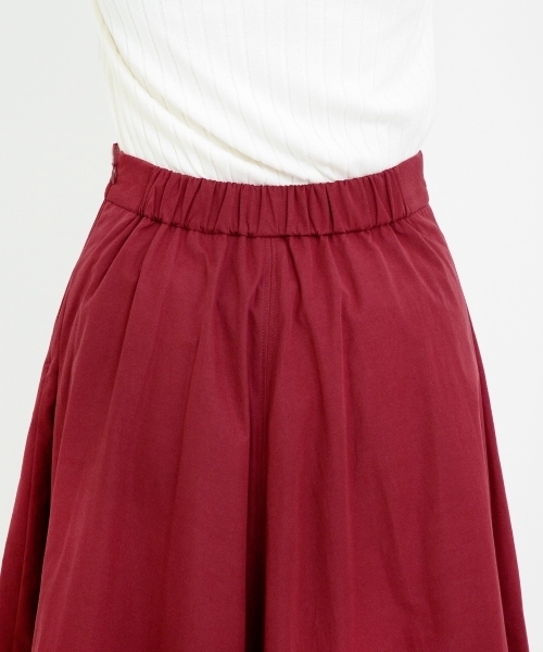 le.coeur blanc(ルクールブラン)の「【WEB限定PRICE】ピーチフィッシュテールフレアスカート(スカート・レディース・グレイッシュベージュ/レッド系その他/ネイビー・FREE)」の16枚目の写真