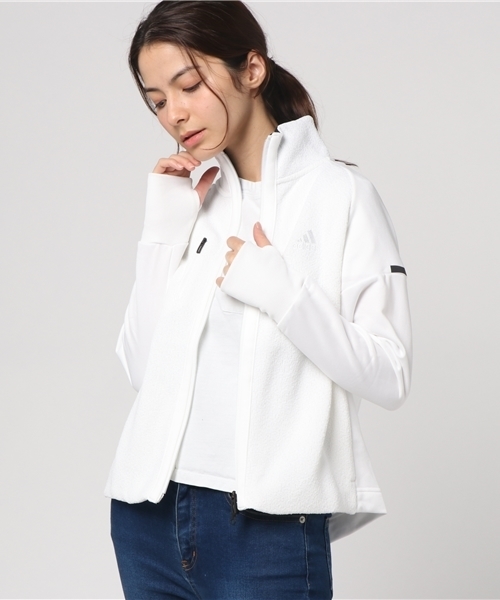 adidas（アディダス）の「スウェットフルジップ W ID Pls