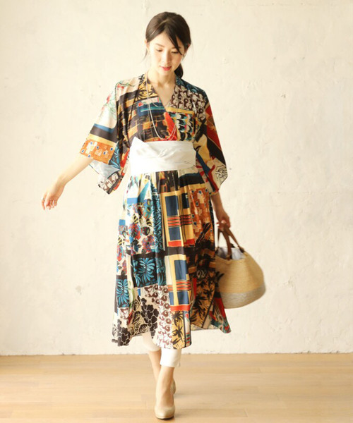 cawaii（カワイイ）の「和柄を楽しむワンピース（ワンピース・レディース・マルチ・FREE）」の5枚目の写真