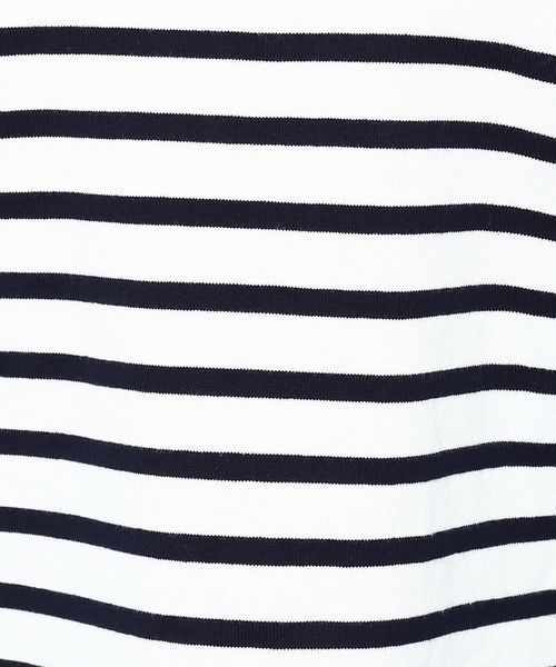 ROPE' PICNIC（ロペピクニック）の「【WEB限定】【2WAY】ボーダートップス（Tシャツ/カットソー・レディース・ブラック/ネイビー/レッド・38）」の14枚目の写真