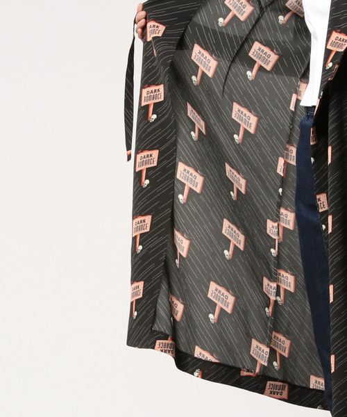 HYSTERIC GLAMOUR（ヒステリックグラマー）の「DARK ROMANCE総柄 カシュクールワンピース（ワンピース・レディース・グリーン系その他/ブラック系その他・FREE）」の7枚目の写真