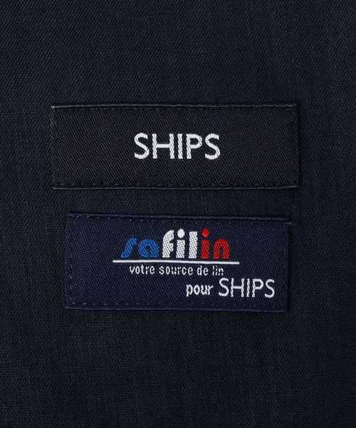 SHIPS(シップス)の「SC: SOLOTEX(R) SAFILIN リネン/コットン セットアップ ジャケット(テーラードジャケット・メンズ・グレー/ネイビー・SMALL/MEDIUM/LARGE/X-LARGE)」の14枚目の写真