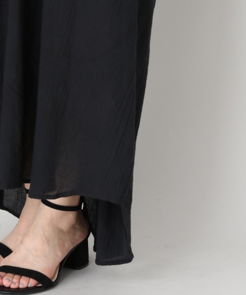 LOWRYS FARM（ローリーズファーム）の「コットンレースアップワンピ　803021（ワンピース・レディース・オフホワイト/ブラック/グリーン/ブラウン・FREE）」の13枚目の写真