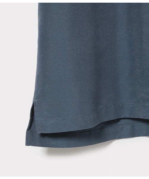 ADAM ET ROPE'（アダムエロペ）の「【WEB限定】パウダーポプリンオープンカラーシャツ（シャツ/ブラウス・メンズ・ネイビー/カーキ/ピンク・M/L）」の9枚目の写真