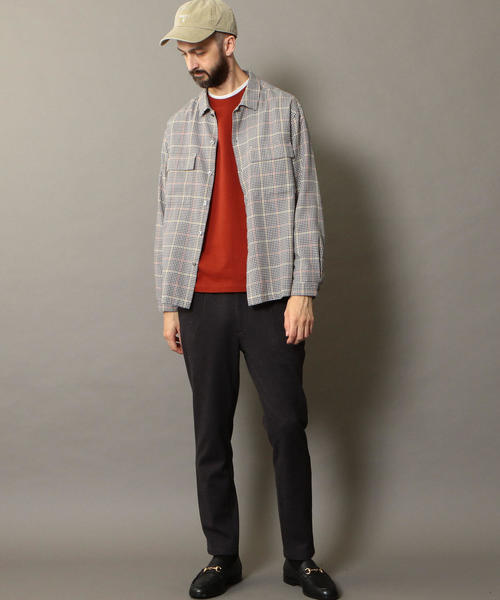 BEAUTY&YOUTH UNITED ARROWS（ビューティーアンドユースユナイテッドアローズ）の「BY シャークスキン ジャージ 1P イージーパンツ ◆（その他パンツ・メンズ・ダークグレー/グレー/ダークブラウン・X-LARGE/SMALL/MEDIUM/LARGE）」の6枚目の写真