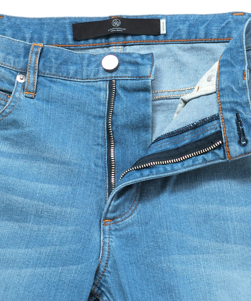 BEAUTY&YOUTH UNITED ARROWS（ビューティーアンドユースユナイテッドアローズ）の「by ∴ シェービング デニム スキニー テーパードパンツ◆（デニムパンツ・メンズ・グレー/コバルトブルー・SMALL/MEDIUM/LARGE/X-LARGE）」の9枚目の写真