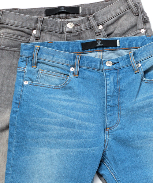 BEAUTY&YOUTH UNITED ARROWS（ビューティーアンドユースユナイテッドアローズ）の「by ∴ シェービング デニム スキニー テーパードパンツ◆（デニムパンツ・メンズ・グレー/コバルトブルー・SMALL/MEDIUM/LARGE/X-LARGE）」の11枚目の写真