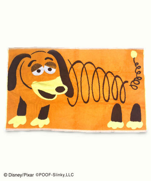 entre square（アントレスクエアー）の「Pixar Collection/バスタオル スリンキー・ドッグ（タオル・レディース・オレンジ・ONE SIZE）」の4枚目の写真