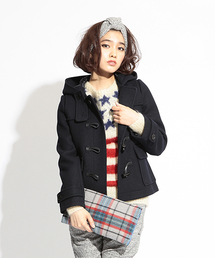 Ray BEAMS | □Ray BEAMS / メルトンショートダッフル(ダッフルコート)